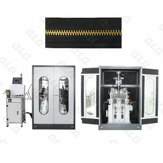 QLQ-YTSM2 Automatic Metal Zipper  Y Teeth Stamping Machine (double heads)