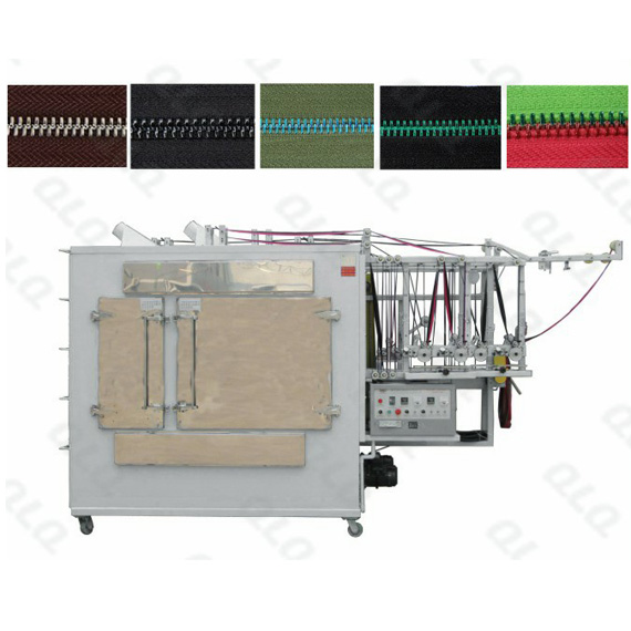QLQ-MLM2-1 Automatic Metal Zipper Surface Multifunctional Crystal Lacquer Machine (one line, two cham​