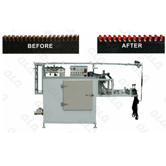 QLQ-THLM Automatic Metal Zipper Teeth Head  Lacquer Machine (have single cycle type & double cycle ty