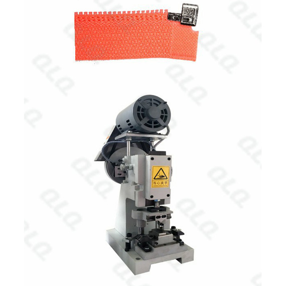 QLQ-SBMM Semi-automatic Nylon Zipper Box Fixing M/C - Machine (have back fixing & side fixing choosin