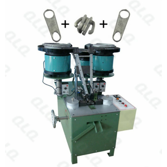 QLQ-005 Automatic Non-lock Slider with Double Puller Assembly Machine