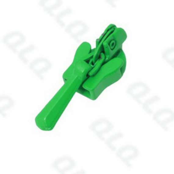 Invisible Zinc Slider Green Color Painting