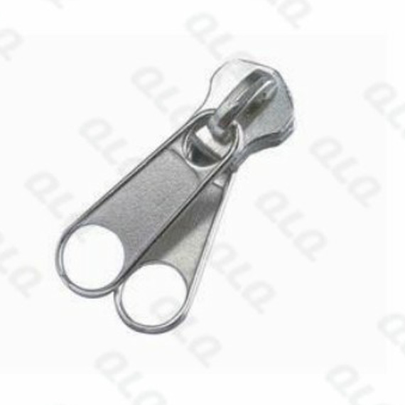 Non-lock Zinc Slider with double long normal puller