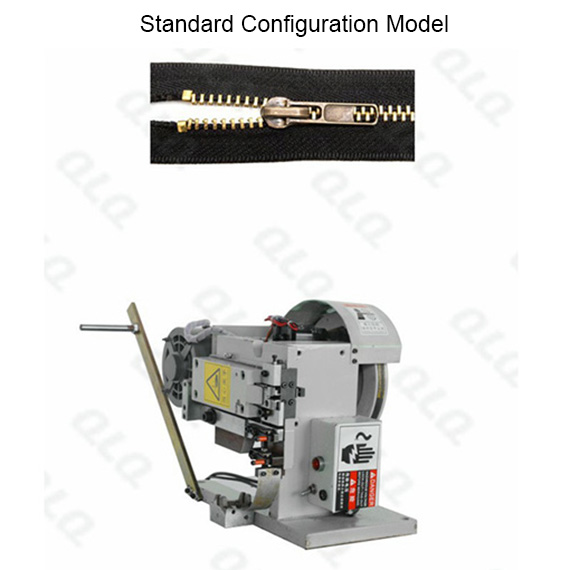 QLQ-STSM-2 Semi-automatic Metal Zipper Top Stop M/C - Machine (by brass top stop wire)