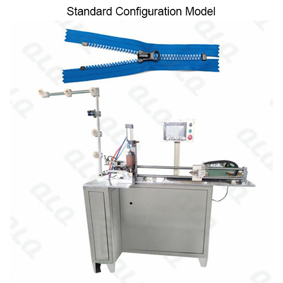 QLQ-ZCM-3 Automatic Plastic Zipper Closed-end Zigzag Cutting M/C - Machine（with labour hand）