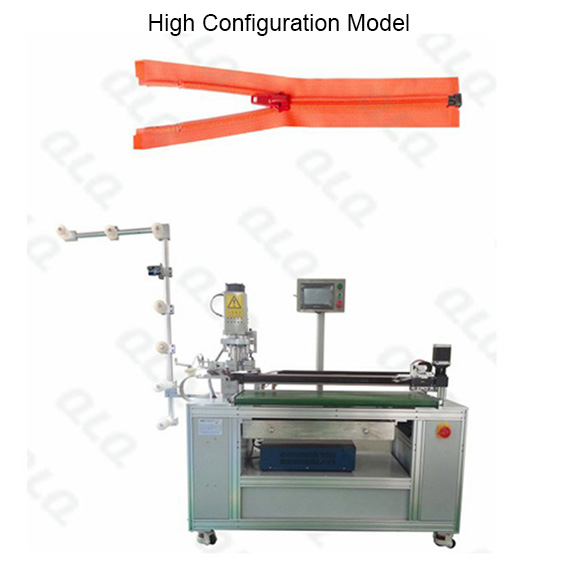 QLQ-OCM-4 Automatic Nylon Zipper Ultrasonic Open-end Cutting M/C - Machine (with labour hand )