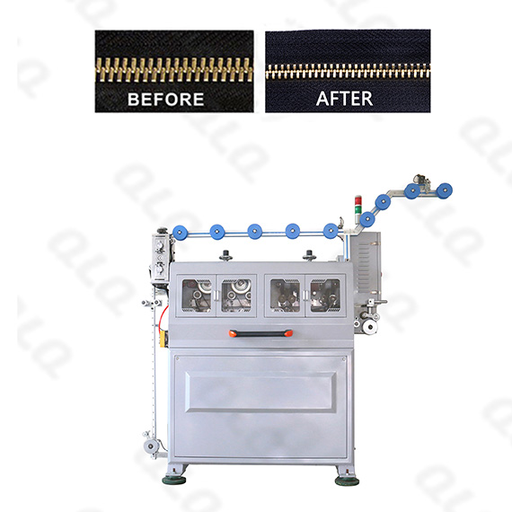 QLQ-ZFPM Automatic Metal Zipper Surface Polishing Machine