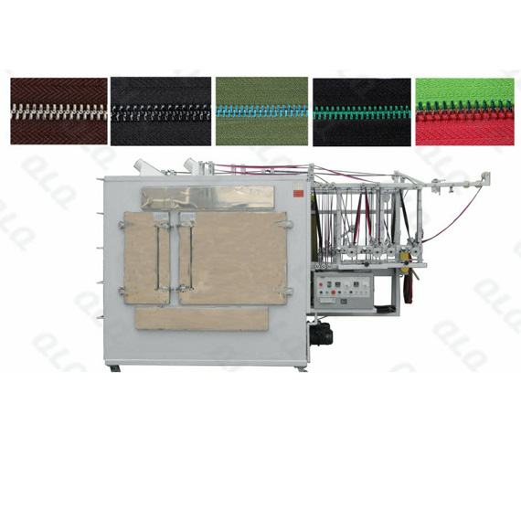 QLQ-MLM2-2 Automatic Metal Zipper Surface Multifunctional Crystal Lacquer Machine (two line, two cham​