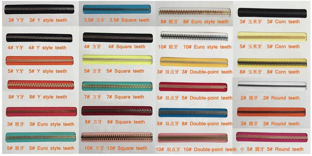 metal zipper production