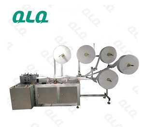 CE MODEL QLQ Automatic KN95 Mask Forming and Cutting Machine (I type) (the nose bridge wire is outsid
