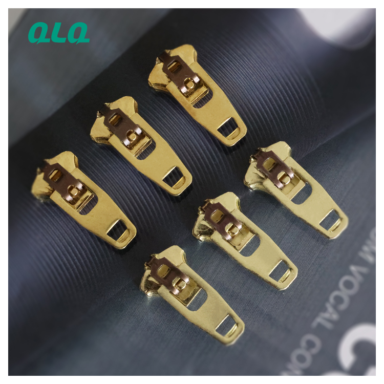 Zipper metal #4.5 YG Slider brass Zinc Alloy Zipper Slider