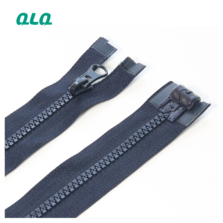 Custom cheap luxury Plastic O/E zipper with Auto Eco-friendly magetic Pin box