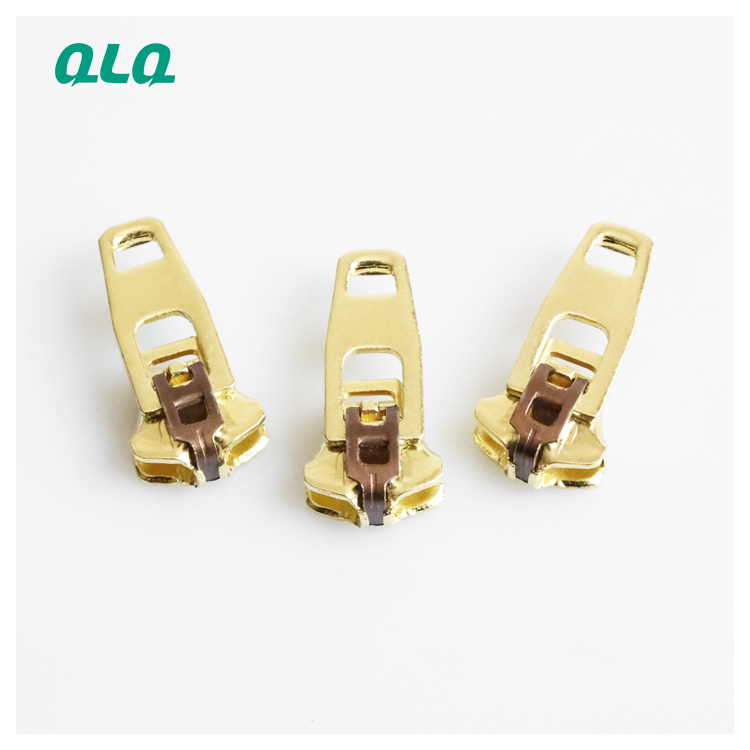 Zipper metal #4.5 YG Slider brass Zinc Alloy Zipper Slider