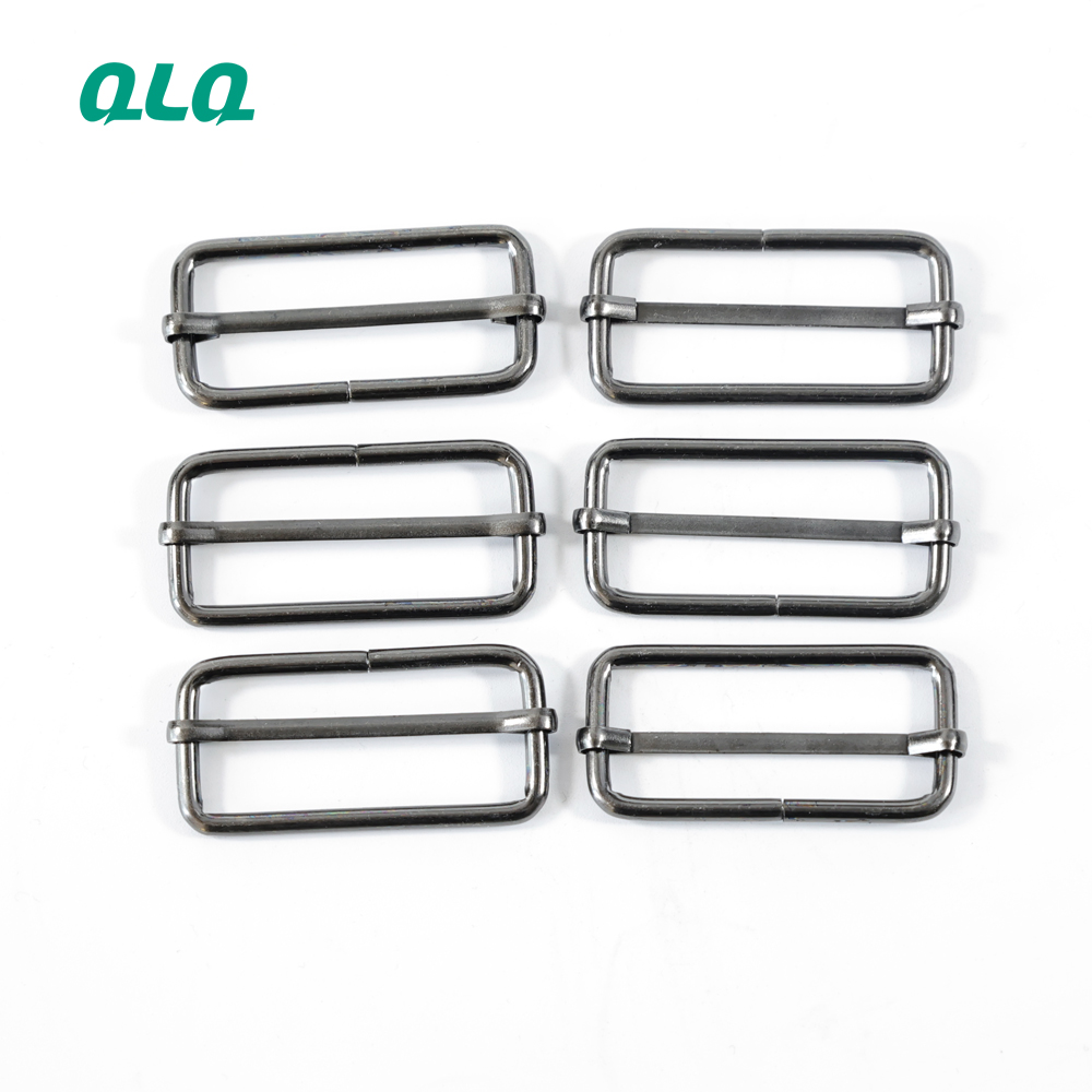 factory wholesale alloy 10-51MM Triangle glide belt metal adjustable slider buckle for bag strap