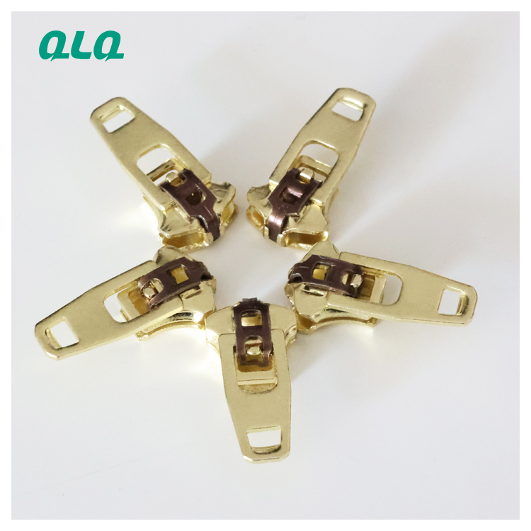 Factory Hot Wholesale Cheap Price Auto Lock Brass Zipper Slider