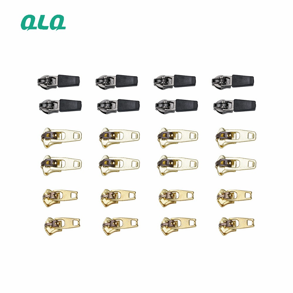 Fashion High Quality Lead-free Different Shape Zinc Alloy Decorative Custom Waterproof Zipper Sliders