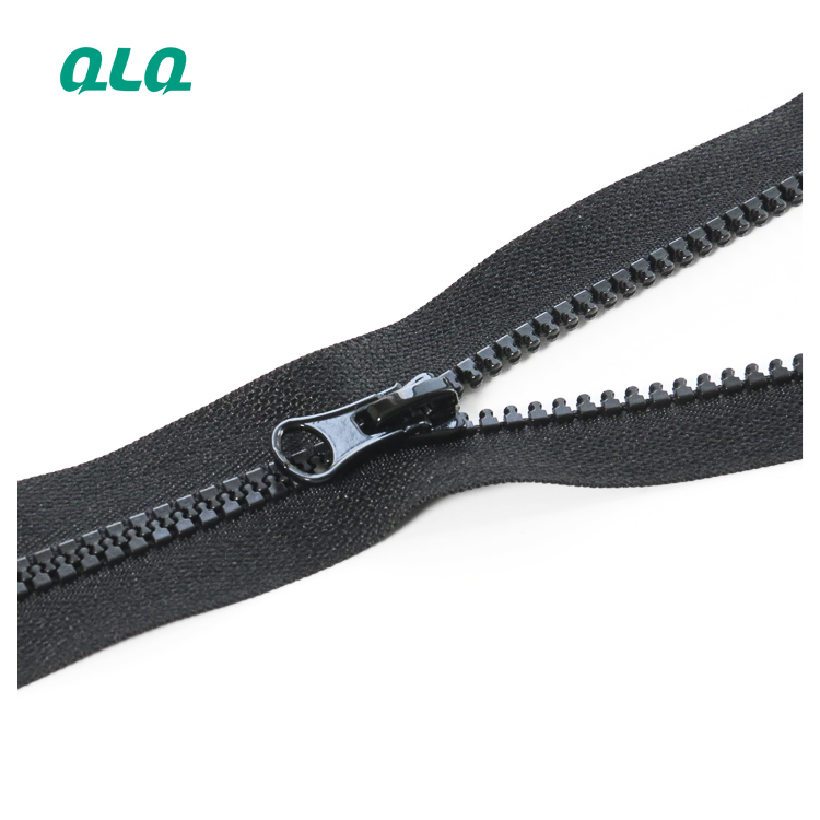 2022 Top Factory Plastic Zipper Manufacture Fancy Plastic Zipper Custom Teeth for Bag and Garment