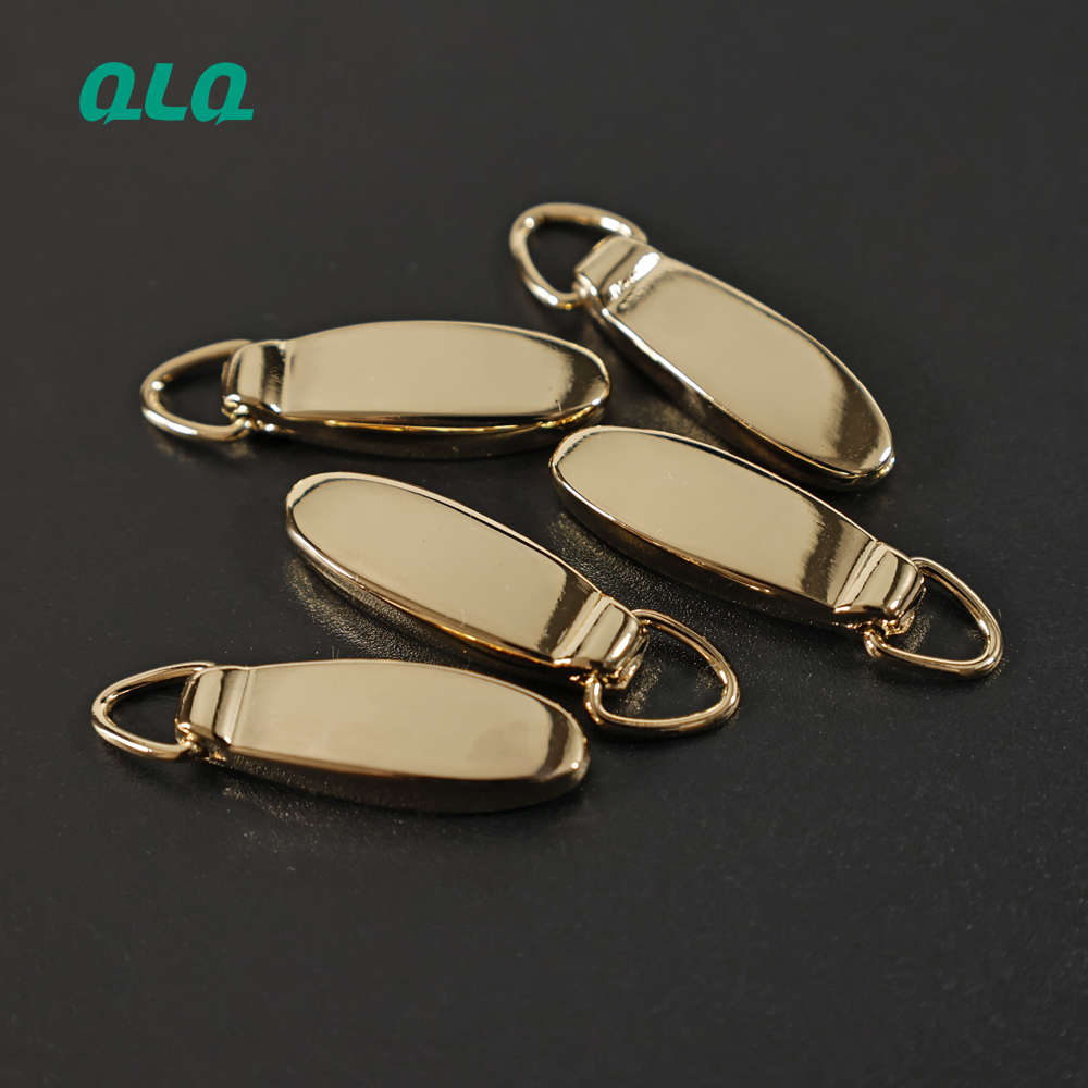 2021 Fashion Golden Metal Zipper Sliders Puller For Women's Handbag And Cloths