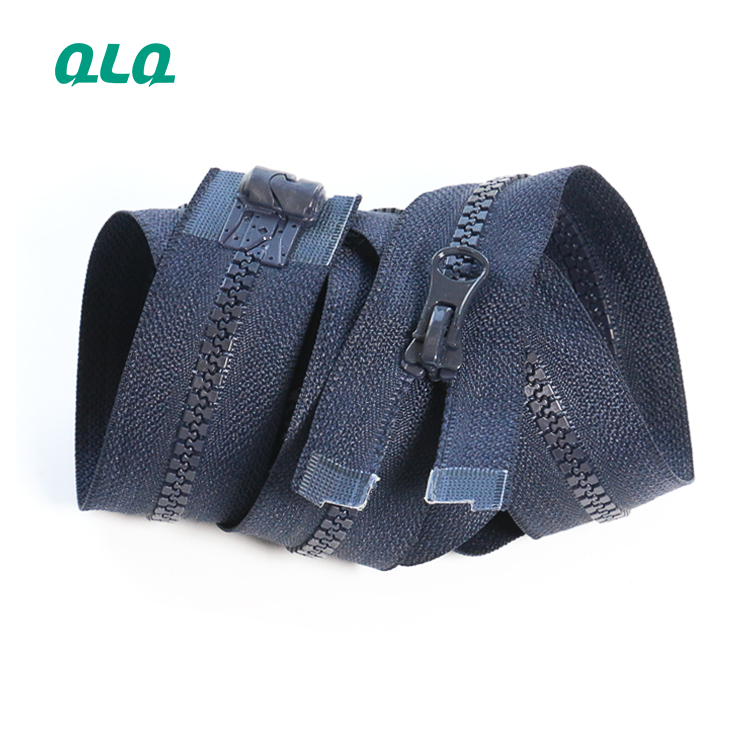 Hot Sale Factory Plastic Zipper Open-End Zipper With Magnetic