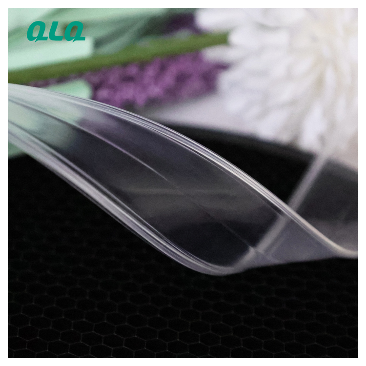 Factory Direct Sales Single PVC Code Zipper Transparent Color